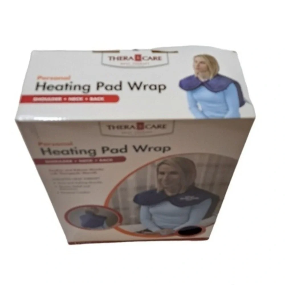 Theracare Personal Heating Pad Wrap Shoulders, Neck & Back 3 Heat Levels